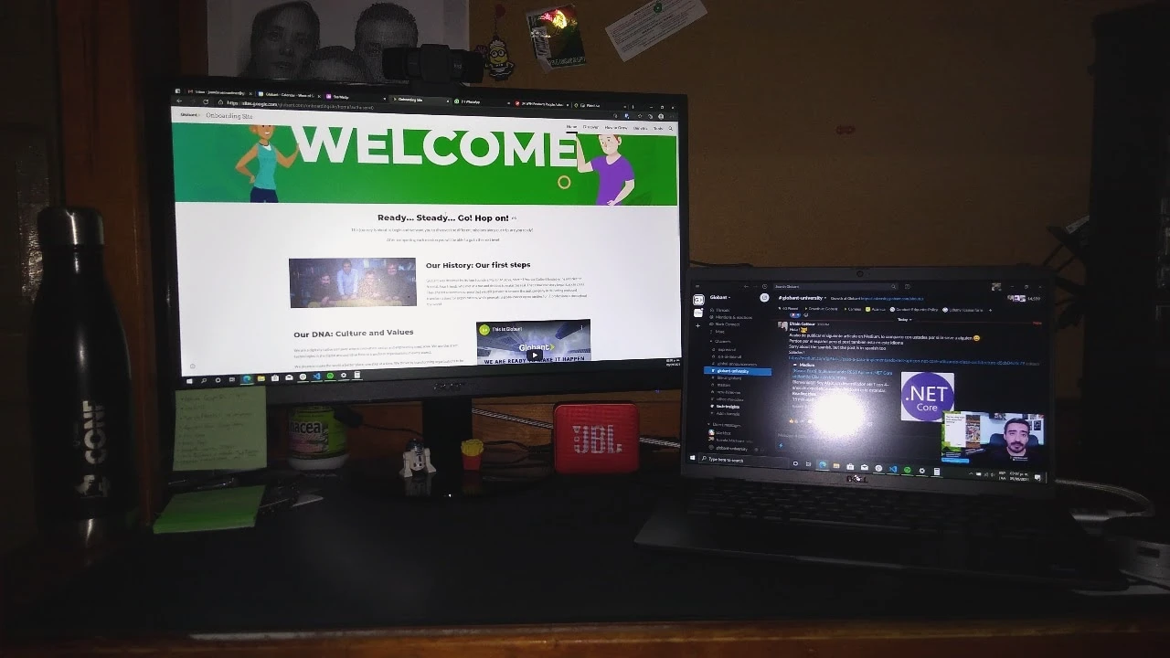 Old setup in 2021