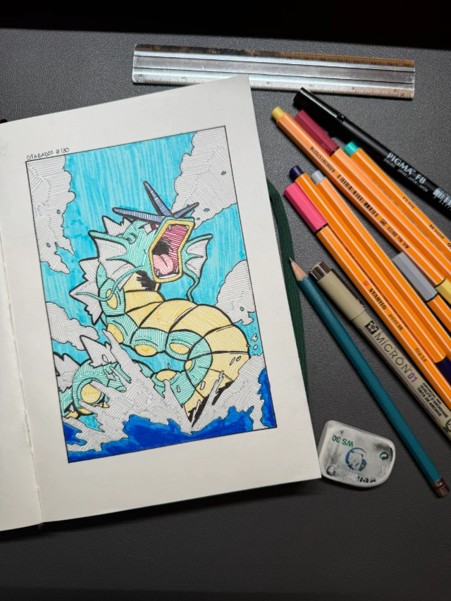 Gyarados drawing picture